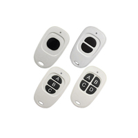 Télécommande de portail Aiba AB061B 433,92 MHz étanche à code tournant HCS301, 4 boutons, pour garage, avec pile CR2016, usage domestique et industriel