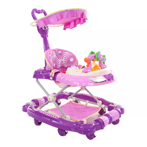 2022 The latest baby walker/baby walker with sunshade/folding walker