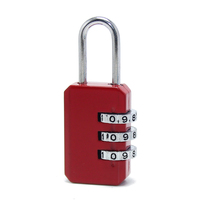 Serrure à combinaison à 3 chiffres pour bagages, sac à dos, cadenas à mot de passe, serrure de tiroir, accessoire pour sac, serrure de bagages en métal