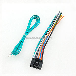 1Pc <span class=keywords><strong>Autoradio</strong></span> stéréo 18Pin Plug Harness pour <span class=keywords><strong>Kenwood</strong></span> <span class=keywords><strong>CD</strong></span> DVD Radio Cable Audio Play Auto Adapter Wiring Harness Connector - Product Image 5