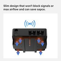 Support mural ultra mince compatible avec les amplificateurs Sonos adaptés aux amplificateurs sans fil Sonos