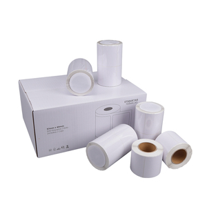 Bao bì dính gửi thư vận chuyển nhãn màu không thấm nước Vòng Fanfold in trực tiếp nhãn dán nhãn nhiệt - Product Image 2