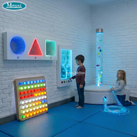 Équipement de salle multisensorielle d'usine, produits interactifs de thérapie pour l'autisme, tube à bulles, lumière à fibre optique, OEM ODM