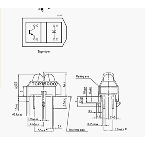 TCRT5000 โมดูลเซ็นเซอร์สะท้อนแสง IR 950nm สวิตช์โฟโตอิเล็กทริค 5V สำหรับการติดตามเส้นหลัก หลีกเลี่ยงสิ่งกีดขวาง รถหุ่นยนต์ - Product Image 5