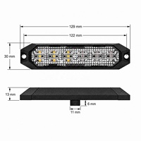 Feu arrière LED 3 en 1 de 5 pouces SAE J595 Classe 1 IP6K9K 12-24V pour Subaru WRX STI Suzuki Swift Remorque Garantie 3 ans