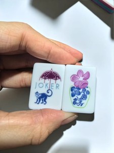 Fichas de Mahjong Acrílicas Púrpuras de Lujo de 4 Capas - Fichas de Mahjong Acrílicas Portátiles de Alta Calidad <span class=keywords><strong>Oh</strong></span> My Mahjong - Product Image 4