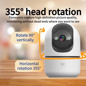 Kamera Keamanan Rumah Nirkabel TYSH Wifi 3mp Deteksi Manusia Dalam Ruangan Panggilan Satu Klik Pintar Monitor Bayi Kamera Jaringan - Product Image 5
