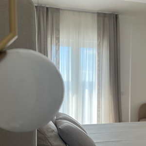 Tende di <span class=keywords><strong>lusso</strong></span> in Tulle di lino per la <span class=keywords><strong>casa</strong></span> che trasmettono la luce le finestre mantovane per la camera da letto - Product Image 5