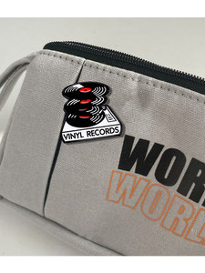 Chất Lượng Cao Retro Vinyl Hồ Sơ Hình Dạng Ve Áo Pin Rock Và Cuộn Men Pins Trâm Âm Nhạc Máy Nghe Nhạc - Product Image 3