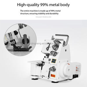 易于使用的 3/4 线迷你包缝机，电动家用缝纫机，用于家庭缝纫和布料缝合 - Product Image 2