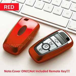 Housse de clé télécommande en TPU pour Ford Fusion Mustang Edge Ecosport Explorer F150 F250 2017 2018 2019 Coque de clé de voiture 6 couleurs rose - Product Image 4