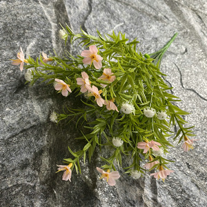 K33 giardino Patio decorazione casa <span class=keywords><strong>margherita</strong></span> fiori Bouquet ramo Daisy pianta pianta verde artificiale per interni esterni <span class=keywords><strong>margherita</strong></span> - Product Image 6