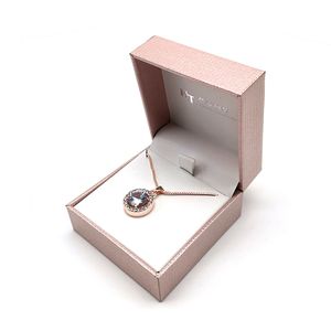 Boîte à bijoux personnalisée écologique en gros avec doublure en velours pour boucles d'oreilles bagues bracelets emballage carton - Product Image 4