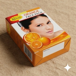 Masque facial en poudre Afrin aux écorces d'orange naturelles pour éclaircir la peau, vitamine C, élimination des taches brunes, masque anti-bronzage pour femmes - Product Image 5