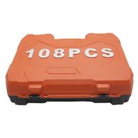 Jeu de clés à douilles multifonctions 108 pièces 1/2" et 1/4" - Outils professionnels pour la réparation automobile