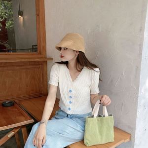 Corduroy Cosmetic <b>Small</b> Handheld Pouch Portable Sundries Storage Bag for Daily Makeup Organizer - Product Image 2