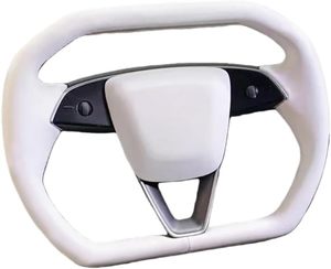 Volant de course hexagonal chauffant compatible avec le modèle Y Juniper Cybertruck, YOKE à 3 branches, nouveau modèle 3 Highland (Y Juniper) - Product Image 2