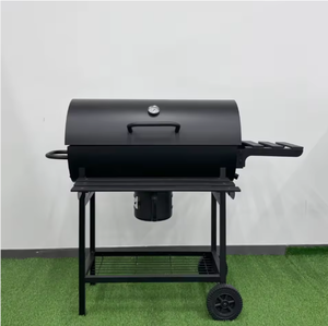<span class=keywords><strong>Barbecue</strong></span> à charbon de <span class=keywords><strong>bois</strong></span> vertical de type baril, populaire aux États-Unis pour les fêtes en plein air - Product Image 2