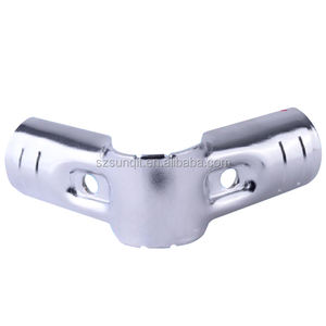 חם מוכר צינור מתכת מותאם אישית צינור מתאים מחבר משותף כרום מחבר מהדק מחבר מהדק עבור מערכת שולחן עבודה צינור רזה - Product Image 1