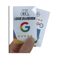 Özelleştirilmiş QR kodu dokunun İş Ins Facebook TIKTOK sosyal medya RFID kart NFC Google yorum geribildirim kartları