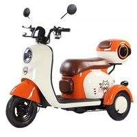 Tricycle Électrique Rétro à 3 Roues pour Personnes Âgées et Enfants, Vente en Gros Usine, OEM/ODM Disponible