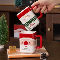 2025 nouveauté Logo personnalisé tasse de noël créatif père noël conception vacances cadeau tasse en céramique Souvenir activité tasse