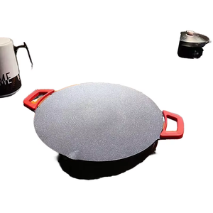 <span class=keywords><strong>Grill</strong></span> électrique multifonction en fonte pour barbecue, plaque de cuisson ronde antiadhésive pour usage domestique, vente en gros - Product Image 1