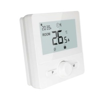 Termostato WiFi inteligente de 868MHz para calefacción de calderas, Control de habitación inalámbrico con solución de diseño gráfico, pieza de sistemas HVAC