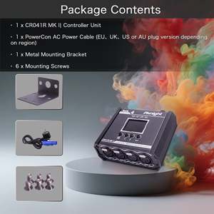 <span class=keywords><strong>Convertisseur</strong></span> Art-Net/sACN vers DMX512 bidirectionnel 4 ports Pknight, nœud compact avec PowerCON PoE USB-C pour éclairage de scène - Product Image 5