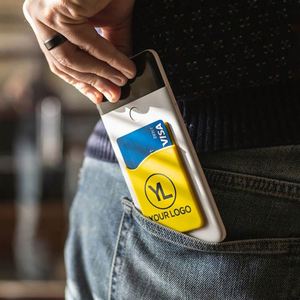Cartera para Teléfono Celular con Logotipo Personalizado, Porta Tarjetas de Crédito de Goma Portátil, Estilo Simple, Impresión Serigrafiada, Regalos Promocionales - Product Image 6