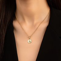 Collar de Cadena de Serpiente Minimalista de Moda, Acero Inoxidable 316L, Chapado en Oro PVD, Perla de Bola, Joyería Sostenible y Resistente para Regalo