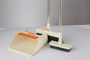 Ensemble <span class=keywords><strong>balai</strong></span> et pelle ergonomique multifonctionnel avec manche en acier inoxydable de 93 cm pour le nettoyage <span class=keywords><strong>professionnel</strong></span> - Product Image 2