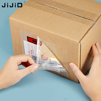 Enveloppes pour liste de colisage JIJID, pochette pour facture jointe, pochette autocollante pour étiquette d'expédition, enveloppes pour billet de transport aérien, emballage