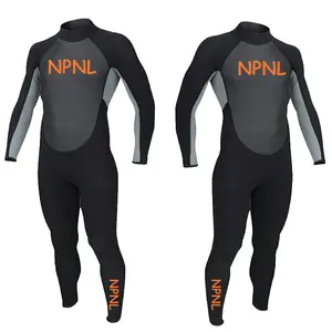 Высококачественный черный гидрокостюм с застежкой на грудь 3 мм, профессиональный гидрокостюм для серфинга, костюм для дайвинга на заказ