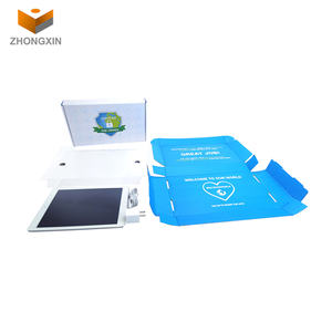 Fabricant grande boîte postale en carton imprimé en couleur pour <span class=keywords><strong>tablette</strong></span> PC boîtes d'expédition personnalisées en carton ondulé avec emballage <span class=keywords><strong>de</strong></span> logo - Product Image 6