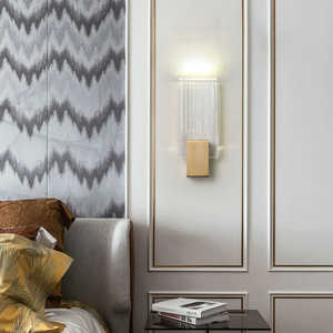 <b>Modern</b> Luxury bedroom <b>wall</b> <b>light</b> led crystal gold luxury <b>wall</b> lamp for corridor lighting - Product Image 4