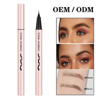 Pensil Alis Tahan Air Grosir Ujung Ultra Tipis Pena Alis Tahan Lama Anti Luntur Kosmetik Pabrik Layanan Logo Kustom OEM