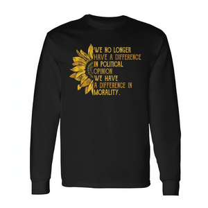 Ya no tenemos diferencia de opinión política, camiseta de manga larga - Product Image 2