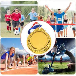 Medallas <span class=keywords><strong>de</strong></span> Gimnasia <span class=keywords><strong>de</strong></span> Aleación <span class=keywords><strong>de</strong></span> Zinc Metálica Diseñadas a Medida, Medalla Deportiva 3D Dorada para Calistenia y Danza con Cinta para el Cuello, Premio para Ganadores - Product Image 4