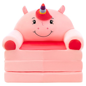 Canapé pour enfants en forme de poisson <span class=keywords><strong>tigre</strong></span>, animal en peluche de dessin animé, siège de soutien pour bébé, dinosaure, licorne, canapé en peluche doux pour bébé, siège de canapé pour bébé, garçons - Product Image 5