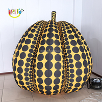 Grande citrouille gonflable pour décoration de jardin d'Halloween