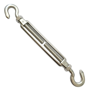Parasole vela Hardware per il serraggio in metallo cavo filo acciaio inossidabile pesante Din1480 corpo aperto tenditore a vite - Product Image 3