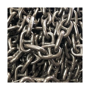 Cadena de anclaje de arrastre de acero galvanizado en caliente soldada para amarre marino, tipo Stud Link - Product Image 2