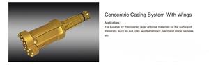 Sistema di perforazione a corpo concentrico interamente forgiato con alette per trapano per pozzi, attrezzo per la perforazione - Product Image 2