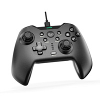 Manette de jeu filaire pour PC/PS3/Android TV avec Turbo, boutons programmables et double vibration