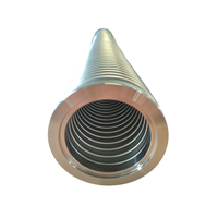 Joint d'expansion sous vide en acier inoxydable 304 avec conception d'étanchéité haute pression pour la compensation des déplacements de pipeline.