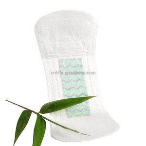 免费样品中国制造商自有品牌竹纤维草本女性无味气味控制月经裤卫生巾垫 - Product Image 4