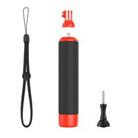 1/4 Schroef Selfie Stick Voor Insta & Voor Gopro Action Camera 'S Duiken Anti-Slip & Anti-Verlies Handheld Drijfstok