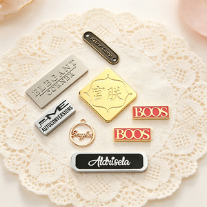 custom luxury brand metal <b>wine</b> label embossed gold aluminum foil red <b>wine</b> whiskey metal label stickers - Product Image 1