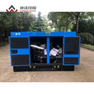 Mesin diesel generator senyap trailer seluler berpendingin air 10kW 20kW 30kW kecil